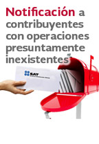 Notificación a contribuyentes